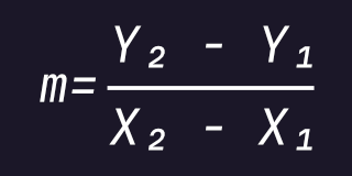 Line Slope Formula