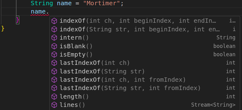 Object Screenshot