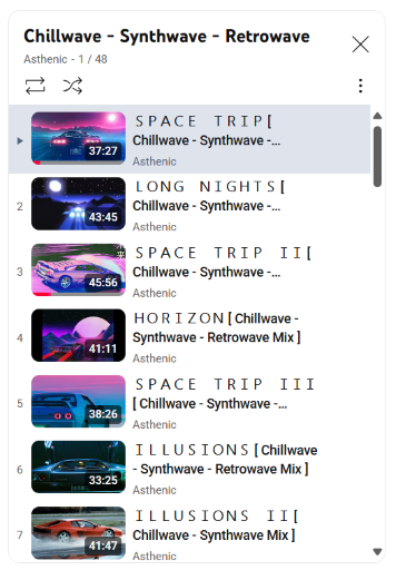 Playlist Screenshot